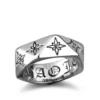 Bague homme acier - étoile Polaris - Polaris