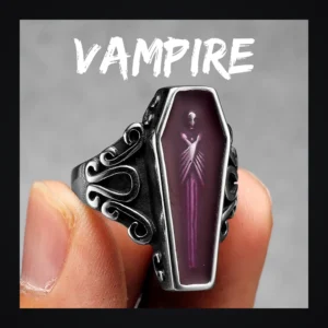 S4bcdb9e19af143aa9aee8f3e19e80ff3d-1 Bague homme acier - cercueil gothique vampire - Violet