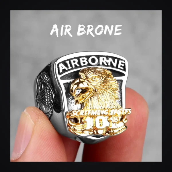 S6cee050fb114475d8ac0549a6606ed5ak-1 Bague homme acier - aigle, dragon ou serpent - Air Brone