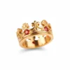 Sb18fc5014b7d48bfbf83fcfe57bcc7d7a-1 Bague homme acier - couronne royale à strass - doré à strass